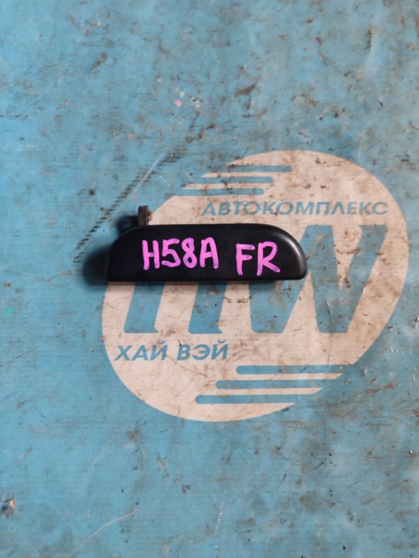 Ручка двери внешняя Mitsubishi Pajero Mini H58A 4A30 передняя правая (б/у)