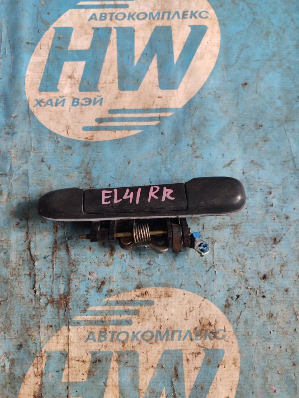 Ручка двери внешняя Toyota Corsa EL41 4EFE задняя правая (б/у)