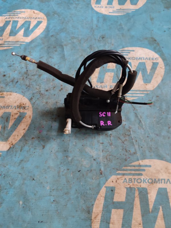 Замок двери Nissan Tiida C11 HR15 задний правый (б/у)
