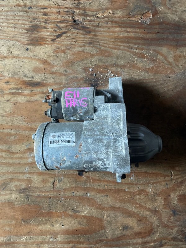 Стартер Nissan Note E11 HR15 (б/у) Стартер Nissan Note E11 HR15 (б/у)