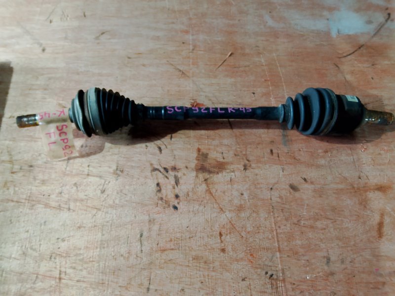 Привод Toyota Belta SCP92 2SZFE передний левый (б/у)