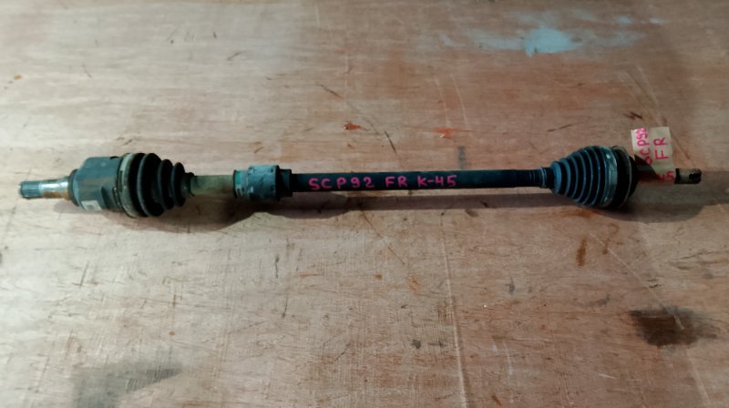 Привод Toyota Belta SCP92 2SZFE передний правый (б/у)