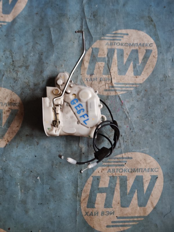 Замок двери Honda Fit GE6 L13A передний левый (б/у)