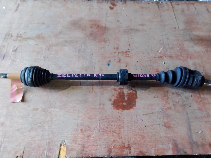 Привод Toyota Will Vs ZZE127 1ZZ передний правый (б/у)