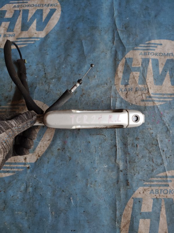 Ручка двери внешняя Toyota Estima TCR21 2TZFZE задняя левая (б/у)