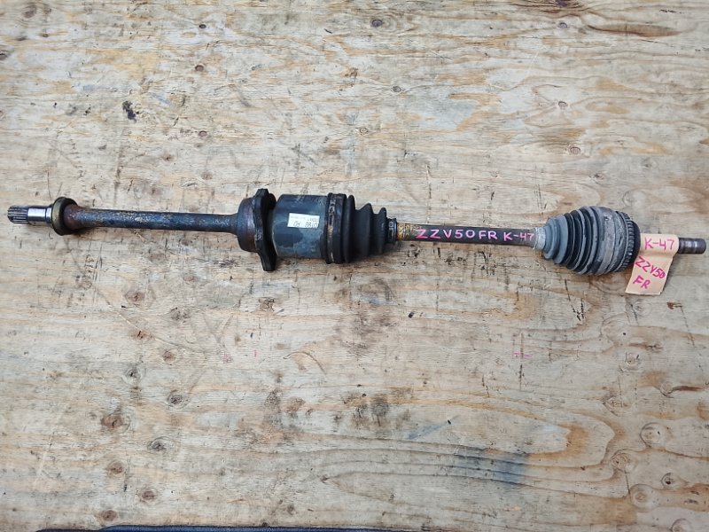 Привод Toyota Vista Ardeo ZZV50 1ZZ передний правый (б/у)
