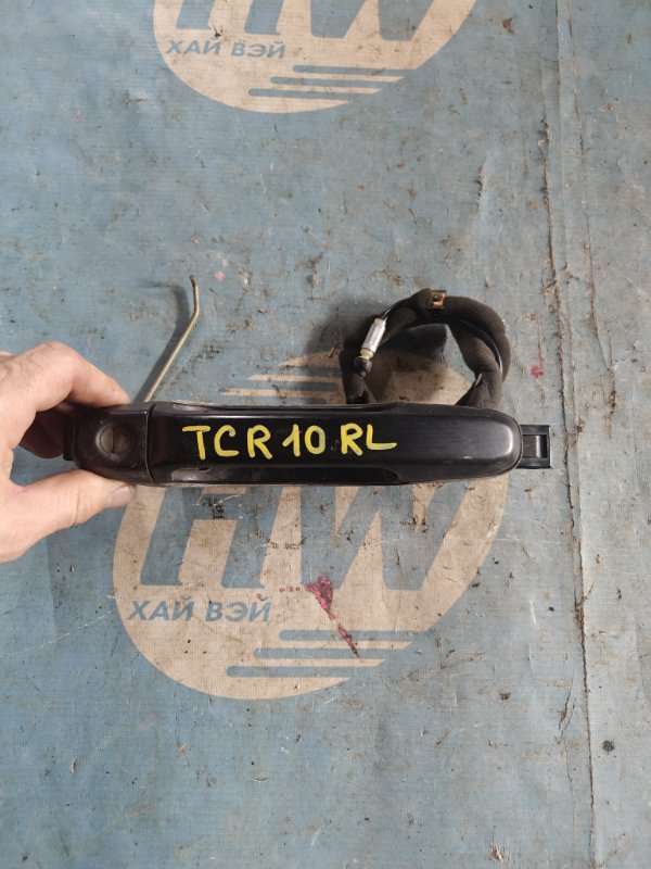 Ручка двери внешняя Toyota Estima TCR10 2TZFE задняя левая (б/у)