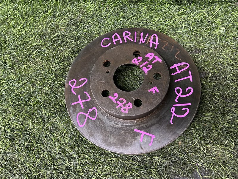 Диск тормозной лево/право TOYOTA Caldina AT191 AT191G AT211 AT211G CT190 CT190G CT216 CT216G ST190 ST190G ST191 ST191G (б/у)