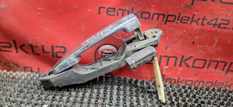 Ручка двери внешняя передняя правая Lifan Solano 2012 620 LF481Q3 B6105230A2 Б/У