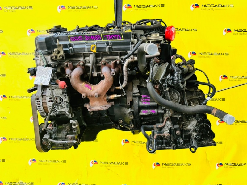 Двигатель Nissan Sunny FB15 QG15DE 1998 204483 (б/у)
