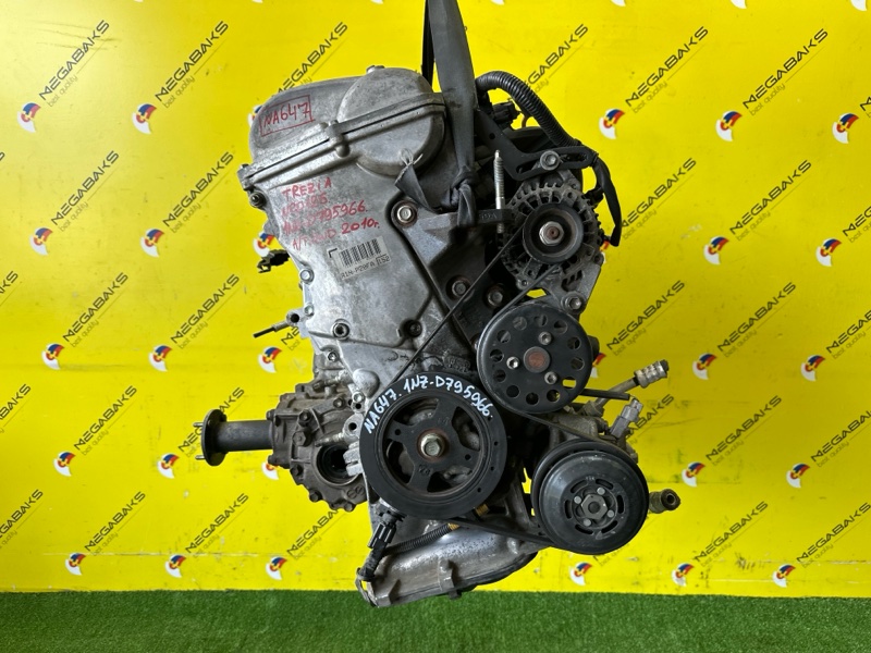 Двигатель Subaru Trezia NCP125 1NZ-FE 2010 D795966 (б/у)