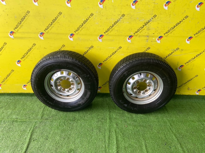 Комплект из 2-х колёс R14 / 195 / 80 Toyo Delvex 6x139.7 штамп. 50ET (б/у)