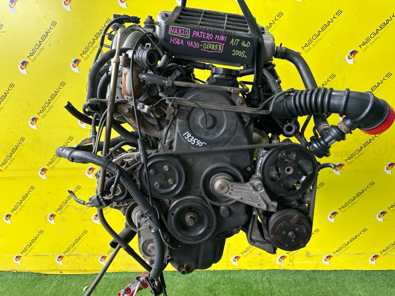 Двигатель MITSUBISHI PAJERO MINI H58A 4A30T 2005 017858 (б/у)
