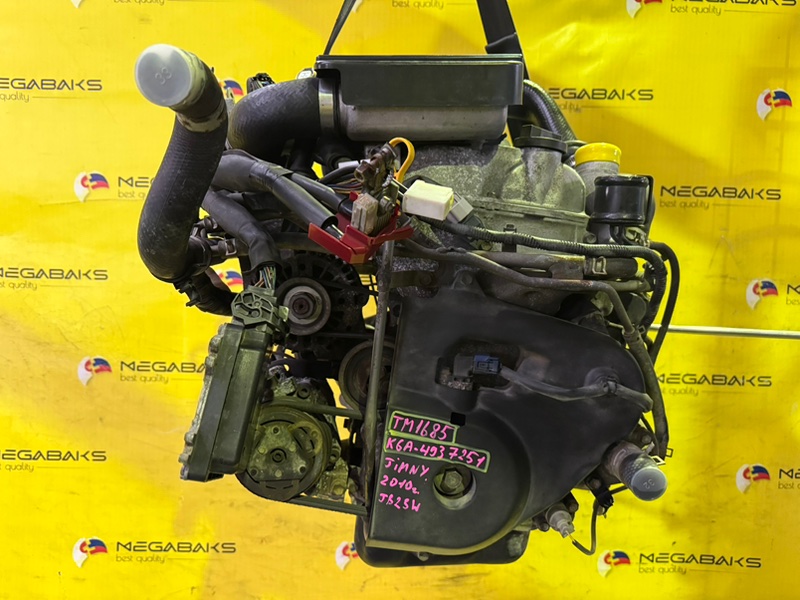 Двигатель Suzuki Jimny JB23W K6A-T 2010 4937251 (б/у)