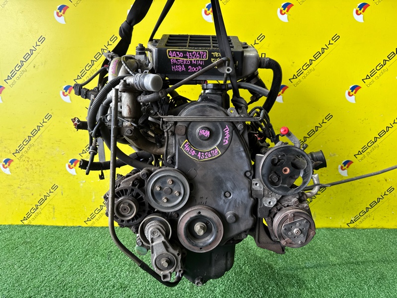 Двигатель Mitsubishi Pajero Mini H58A 4A30T 2007 432678 (б/у)