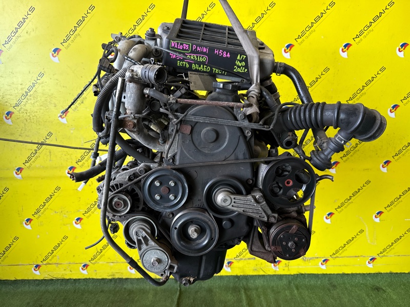 Двигатель MITSUBISHI PAJERO MINI H58A 4A30T 2011 083160 (б/у)
