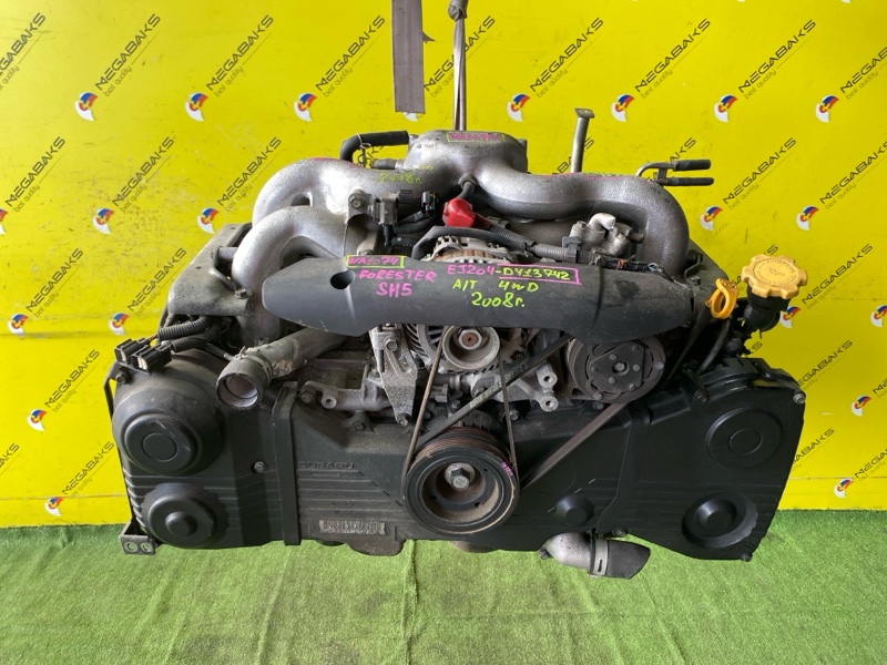 Двигатель SUBARU FORESTER SH5 EJ204 2008 D413742 (б/у)