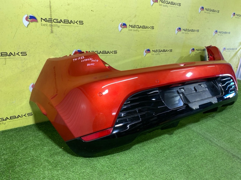 Бампер RENAULT CLIO BH98 H5F 2014 задний (б/у) Бампер RENAULT CLIO BH98 H5F 2014 задний (б/у)