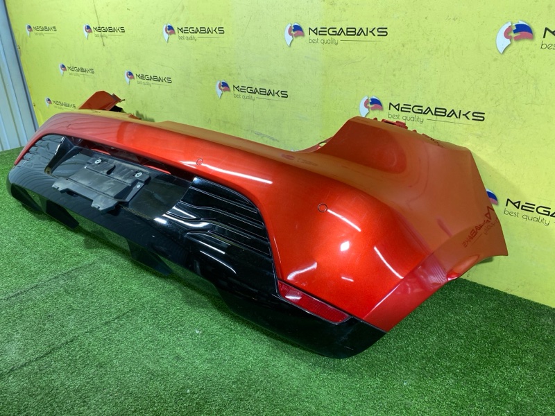 Бампер RENAULT CLIO BH98 H5F 2014 задний (б/у) Бампер RENAULT CLIO BH98 H5F 2014 задний (б/у)