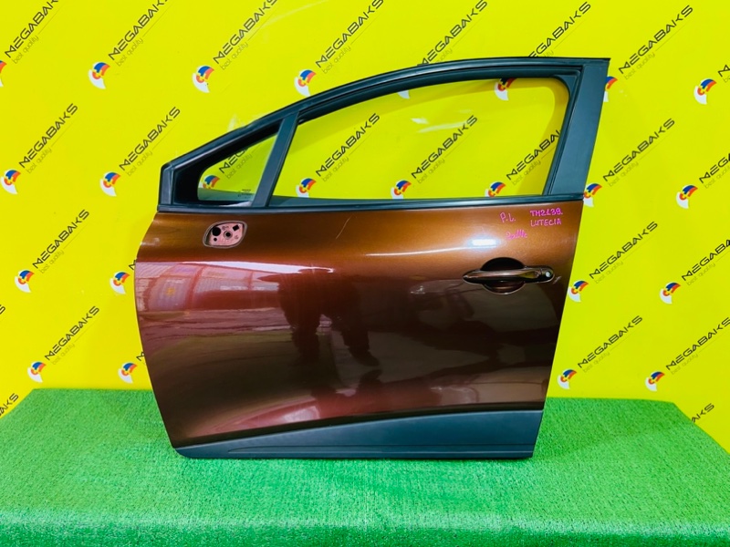 Дверь RENAULT CLIO BH98 H5F 2014 передняя левая (б/у)