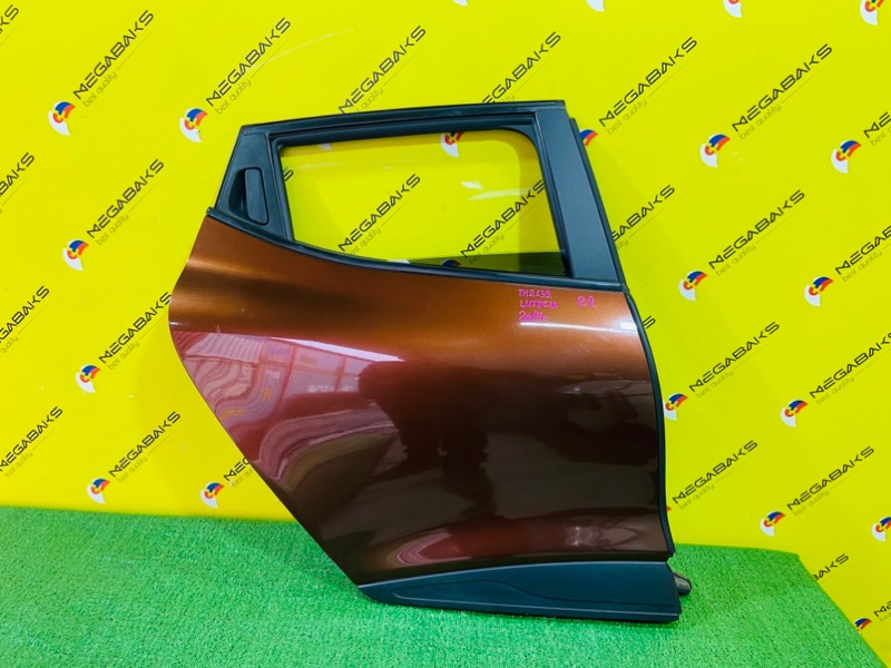 Дверь RENAULT CLIO BH98 H5F 2014 задняя правая (б/у)