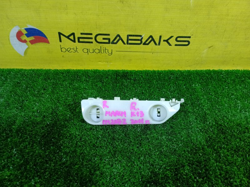 Крепление бампера NISSAN MARCH K13 HR12DE 2011 переднее правое (б/у)