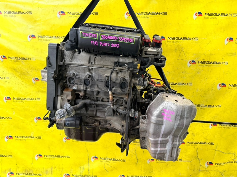 Двигатель FIAT PUNTO 199 350A1000 2007 3393981 (б/у)