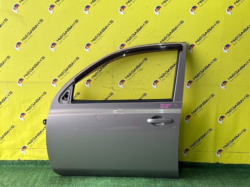 Дверь NISSAN MARCH AK12 CR12DE 2009 передняя левая (б/у)