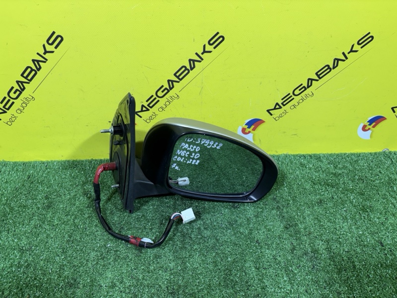 Зеркало TOYOTA PASSO NGC30 1NR-FE 2010 правое (б/у)
