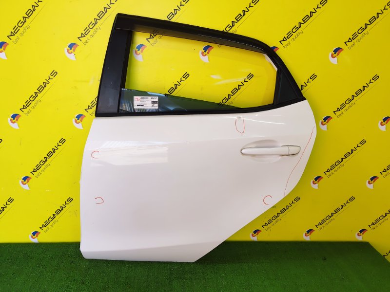 Дверь MAZDA DEMIO DE3FS ZJ-VE 2007 задняя левая (б/у)