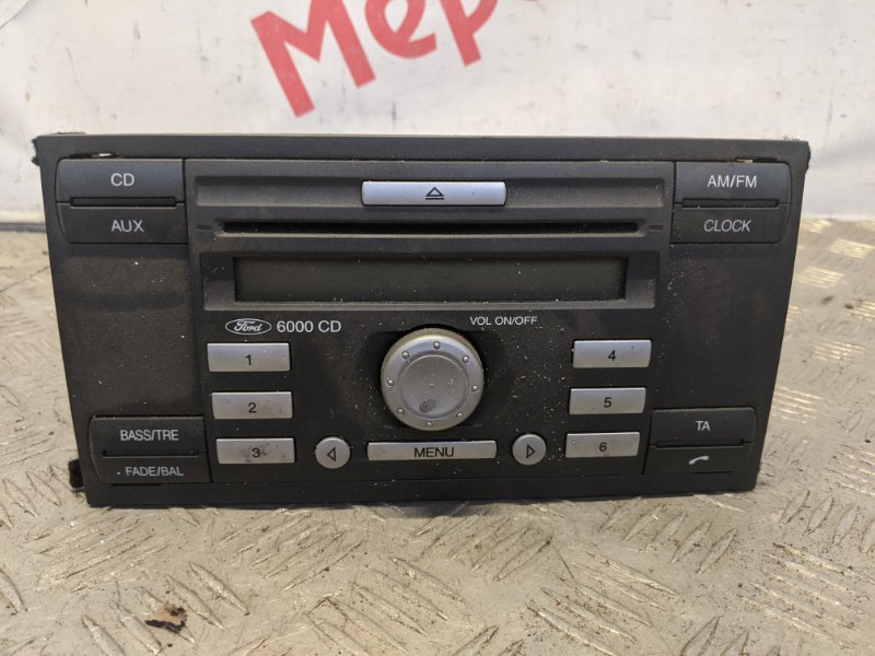 Магнитола FORD FUSION 2008 CBK 1.6 6S6118C815AF Б/У