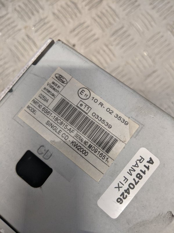 Магнитола FUSION 2008 CBK 1.6