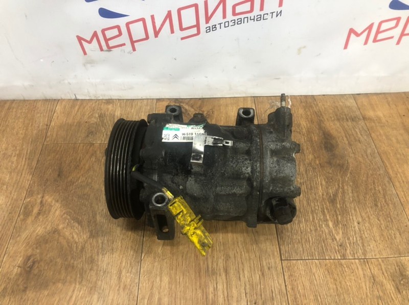 Компрессор кондиционера PEUGEOT 307 2005 1.6 HDI 9651911480 Б/У