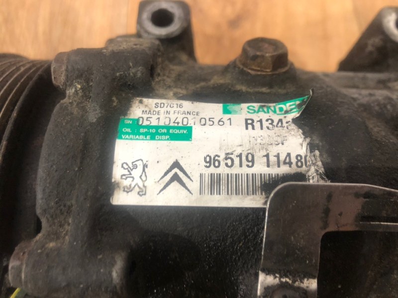 Компрессор кондиционера 307 2005 1.6 HDI