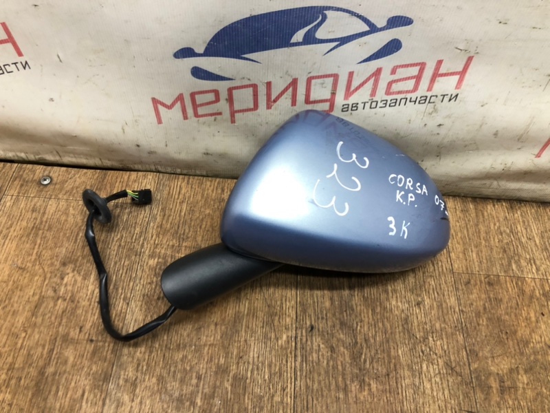 Зеркало левое электрическое OPEL CORSA 2008 D 13187615 Б/У