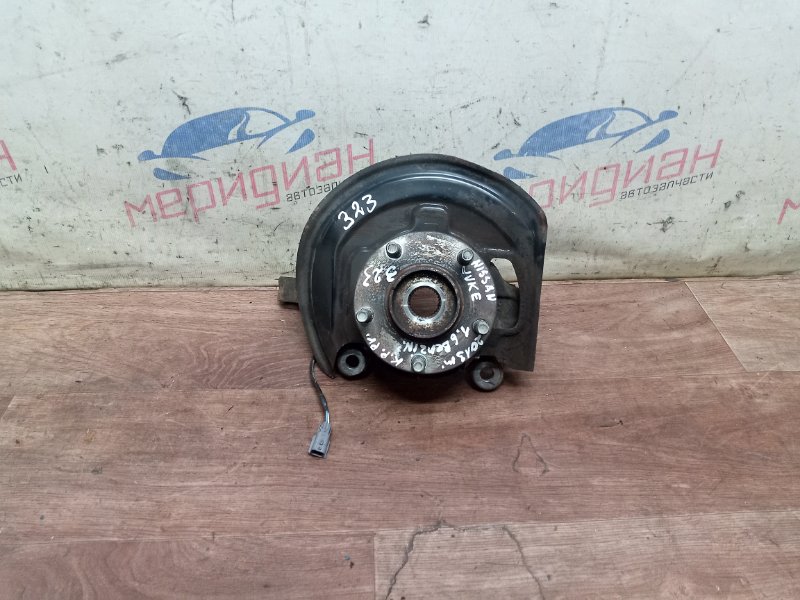 Кулак поворотный передний левый NISSAN JUKE 2013 F15 1.6 400151KA1A Б/У