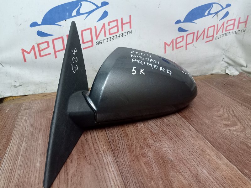 Зеркало левое электрическое NISSAN PRIMERA 2004 P12 96302AU469 Б/У