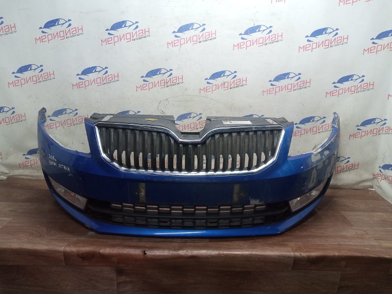 Бампер передний SKODA OCTAVIA 2014 A7 5eo807221 Б/У