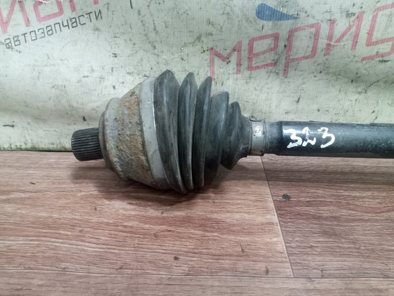 Полуось передняя левая A6 2007 ALLROAD 3.2