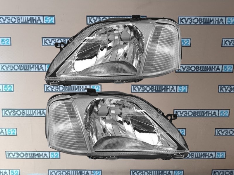 Фара комплект Renault Logan 1 2004-2008 (2шт) фаза 1 6001546788-6001546789 новая