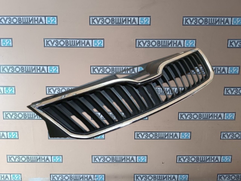 Решетка радиатора Rapid 1 2012-2020 с молдингом