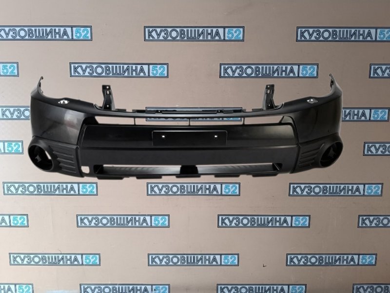 Бампер передний Subaru Forester 3 SH под омывытель фар