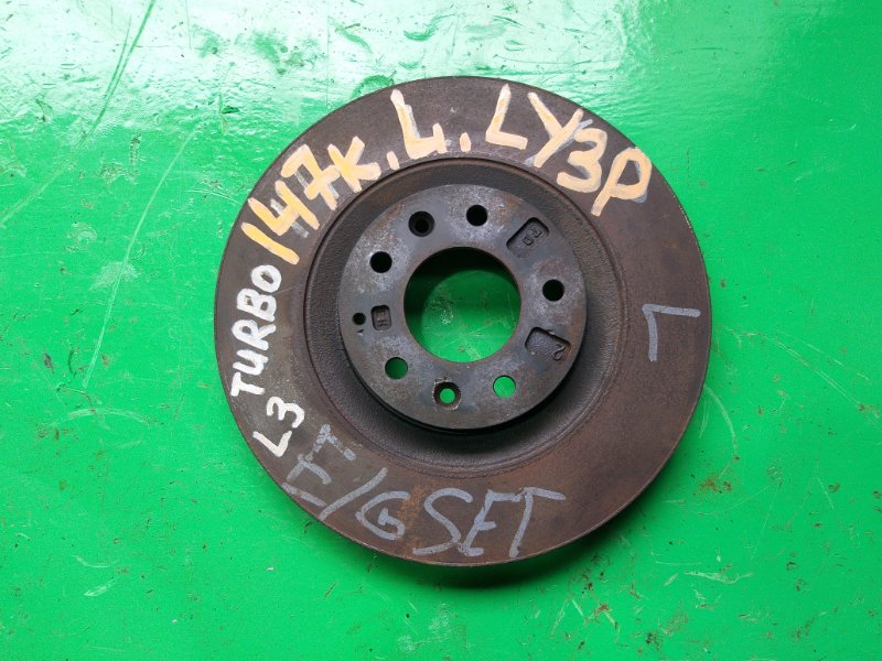 Тормозной диск Mazda Mpv LY3P L3-VDT передний левый (б/у)