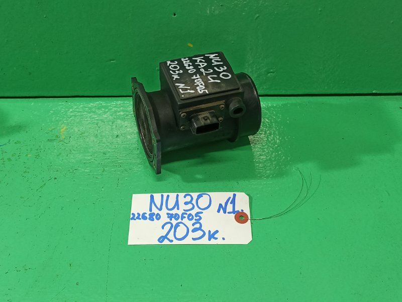 Датчик потока воздуха Nissan Presage NU30 KA24-DE (б/у) №1