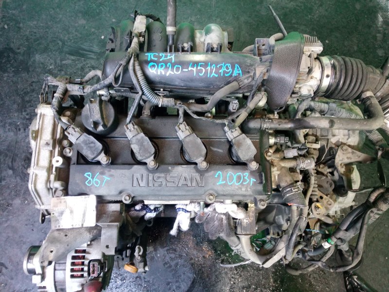 Двигатель Nissan Serena TC24 QR20-DE 2003 (б/у)