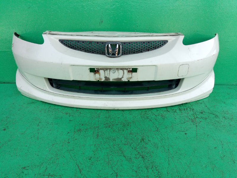 Бампер Honda Fit GD1 передний (б/у) #1