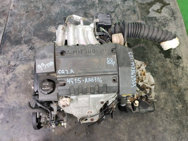 Двигатель Mitsubishi Dingo CQ2A 4G15 1999 (б/у)