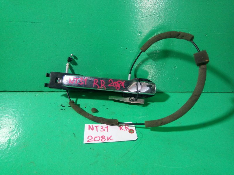 Ручка двери внешняя Nissan Xtrail NT31 задняя правая (б/у)