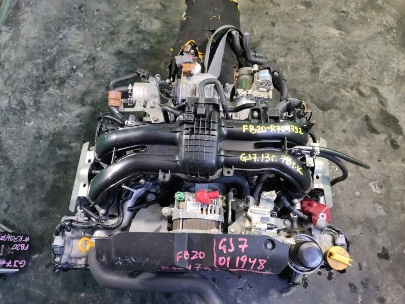 Двигатель Subaru Impreza GJ7 FB20 2013 (б/у)