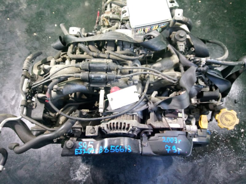 Двигатель Subaru Forester SG5 EJ202 2003 (б/у)